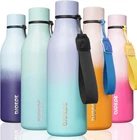 Insulated Water Bottles, 18 Oz Stainless Steel Metal With Strap, Bp New. Price: $27.18.
