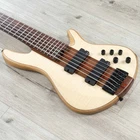 Schecter Charles Berthoud CB-6 6-STRING Bass, Flame Maple Top, Natural Satin New. Price: $1599.00.