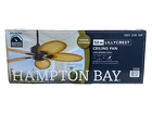 Hampton Bay Indoor/covered Outdoor Lilly Crest 52" Ceiling Fan Aged Bronze Open. Price: $99.99.
