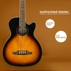 Fender FA-450CE Acoustic Electric Bass Guitar Sunburst New. Price: $503.99.