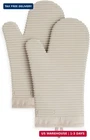 Kitchenaid Ribbed Soft Silicone Oven Mitt 2-PACK Set, 7.5"X13", Milkshake New. Price: $28.11.