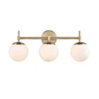 Millennium Lighting 30303-MG Redondo 24"W Bathroom Vanity Light, Modern Gold Open. Price: $129.95.