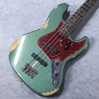 Fender Custom Shop 1961 Jazz Bass Heavy Relic - Sherwood Metallic *ME636 Used. Price: $6297.90.