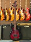 Sterling By Music Man Stingray RAY34PB - Dark Scarlet Burst Satin Usato. Price: $1119.77.