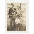 Vintage Snapshot Photo Woman Musician Archtop Guitar Family Bible Country 1930S Unspecified. Price: $44.00.