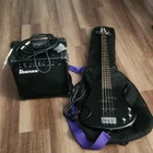 Ibanez GSR190-B Soundgear Black Bass Guitar Set W/ Amp, Bag, Cable, Picks, Tuner Used. Price: $150.00.