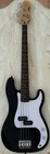 Squier Affinity Precision Bass - Black Tested Used. Price: $175.00.