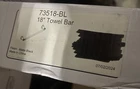 Delta 73518 Saylor 18" Towel Bar - Black Bathroom Accessories New Sale Open. Price: $39.99.