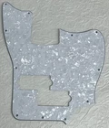 New-for Squier Jaguar Bass Special Short Scale Guitar Pickguard White Pearl. Price: $23.99.