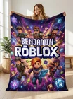 Roblox Blanket With Name, Personalized For Kids & Gamers Bedding Gift New. Price: $79.99.