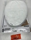 Kohler Stonewood Elongated Toilet Seat In White K-20466-0 Open. Price: $29.99.