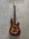 Fender Deluxe Zone Bass 2002 Mim Sienna Sunburst Rare 4-STRING Guitar Used. Price: $725.00.
