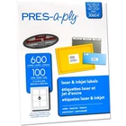 Pres-a-ply 30604 Laser & Inkjet Labels, 3-1/3 4", Box Of 600 New. Price: $17.75.