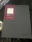Cambridge Limited Notebook, 9-1/2 X 6-5/8 80 Sheet Business Meetingnotebook New. Price: $15.00.