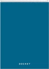 Docket Wire-bound Writing Pad, 8-1/2" 11-3/4", Blue Heavy-duty Cover, Extra-st New. Price: $47.41.