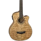 Dean Exotica 4-STRING Acoustic-electric Bass, Quilted Ash Top, Gloss Natural New. Price: $419.00.