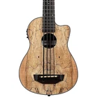 Kala Spalted Maple 4-STRING Acoustic-electric U-bass, Top New. Price: $349.00.