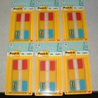 3M Post-it Durable Index Write-on 1" 1.5" 36 Each 6-PACK (216 Tabs) New. Price: $9.95.
