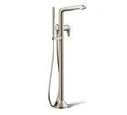 Kohler K-T22025-4-BN Tempered Floor Mounted Tub Filler Brushed Nickel Open. Price: $1044.99.