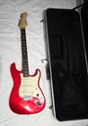 Fender Stratocaster Red Rh 6-STRING Solid Body Electric Guitar W/ Hard Case Used. Price: $815.00.