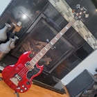 Epiphone EB-3 Bass Guitar Cherry Red Excellent Condition Open. Price: $599.00.