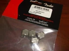 New Genuine Fender String Ferrules (4) For Bass, 1/2" Chrome, 004-8604-049. Price: $11.49.