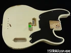 Fender Mike Dirnt Road Worn Bass Body & Pickguard Precision Nitro White Blonde Open. Price: $467.99.