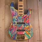 Jackson Gladys Pro Series Signature Concert Bass Custom Art Guitar Used. Price: $799.99.
