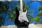 Squier Stratocaster Sss Electric Guitar Package Fender Frontman 10G Amp Black Used. Price: $199.99.