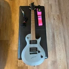 Mitchell MS100 Short-scale Electric Guitar Charcoal Satin Gray Barley Played Used. Price: $71.98.