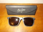 Maui Jim One Way MJ875-14 Gray Striped Frame Polarized Sunglasses Pre-owned. Price: $89.99.