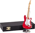 6.8" Red Electric Guitar Miniature Musical Instrument Figurine, Broadway Gifts New. Price: $26.99.