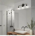 Artika Wayden 21 In. 3 Light Matte Black & Gold Modern Cct Led Vanity New. Price: $53.10.
