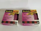 Rolls Scotch Tape 3M, 809, 3/4 Inch X 1296 (36 Yard) Refill Ultra Colors New. Price: $12.00.