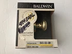 Nib Baldwin 95410-030-IDM Interior Latchset, Half Dummy Knob Polished Brass New. Price: $39.99.