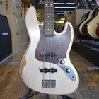 Fender Flea Jazz Bass 2016 Road Worn Shell Pink W/hipshot D-tuner, Gig Bag Used. Price: $1799.00.
