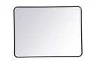 Used Elegant Decor MR803040BK Evermore - Soft Corner Rectangular Mirror In. Price: $202.30.