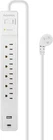 Insignia- 6-OUTLET / 1-USB-C 1,800 Joules Surge Protector Strip Wit... New. Price: $29.99.