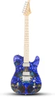 Leo Jaymz Stabilized Burl Wood Electric Guitar Blue 24 Frets Double Humbuckers New. Price: $240.84.