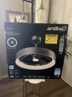 Artika Austin 23" Led Ceiling Dimmable Matte Black Fandelier W/ Remote New Open. Price: $105.00.