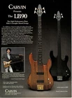 Carvin Guitars - LB90 Scott Thunes Of Frank Zappa Band 1987 Print Ad Used. Price: $5.95.