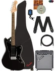 Fender Squier Affinity Jazzmaster - Metallic Black W/ Frontman 10G Amplifier New. Price: $399.99.