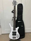 Warwick Rockbass Corvette $$ 5 String - Solid White High Polish Used. Price: $1185.00.