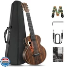 30INCH Caramel CB904G Ebony Wood Electric Guitalele Small Guitar Kit Beginner New. Price: $209.99.