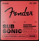 Fender 7250M Nps Roundwound Electric Bass Strings, Long-scale Medium 45-105 New. Price: $22.76.