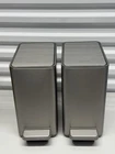 Kohler 6L Stainless Steel Step Trash Bin Soft-close Lid Durable Pack 2 Cans Open. Price: $38.00.