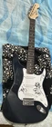 Fender Squier Electric Guitar Black Solid Body 6-STRING Rh W/ Gig Bag Used. Price: $225.00.