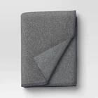 The Cozy Collection Faux Cashmere Knit Throw - Threshold New. Price: $12.99.