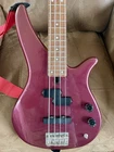 Yamaha Electric Bass Guitar 4 String, Solid Alder/maple, Right Hand, Purple Used. Price: $129.95.