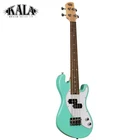 Kala Solid Body 4-STRING Surf Green Fretted U-bass With Bag Ubass-sb-gn-fs New. Price: $369.00.